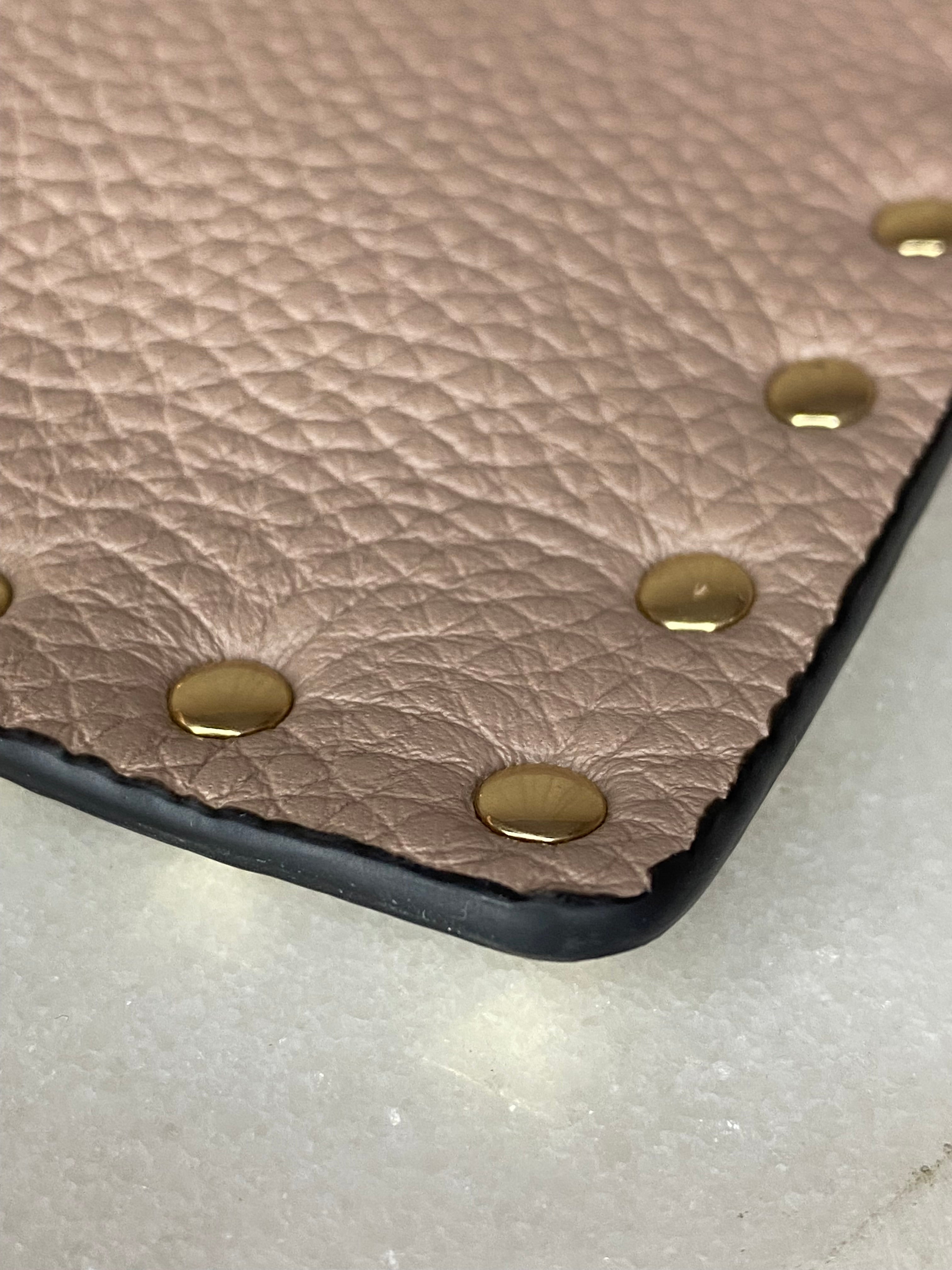 Valentino Nude Garavani Studded Envelope Pouch-Pouch-Valentino-The Closet Egypt