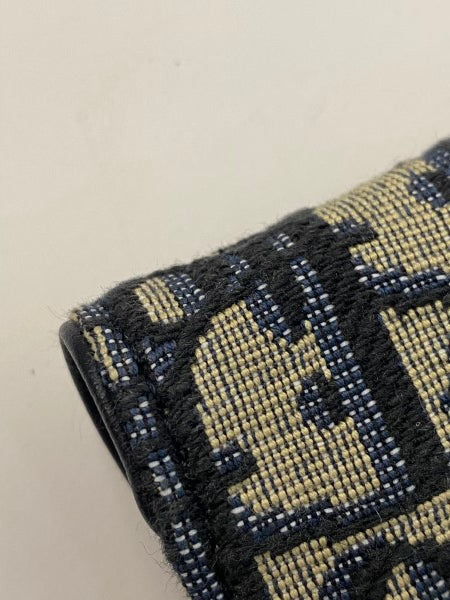 Christian Dior Blue Oblique Saddle Pouch-Pouch-Christian Dior-The Closet Egypt