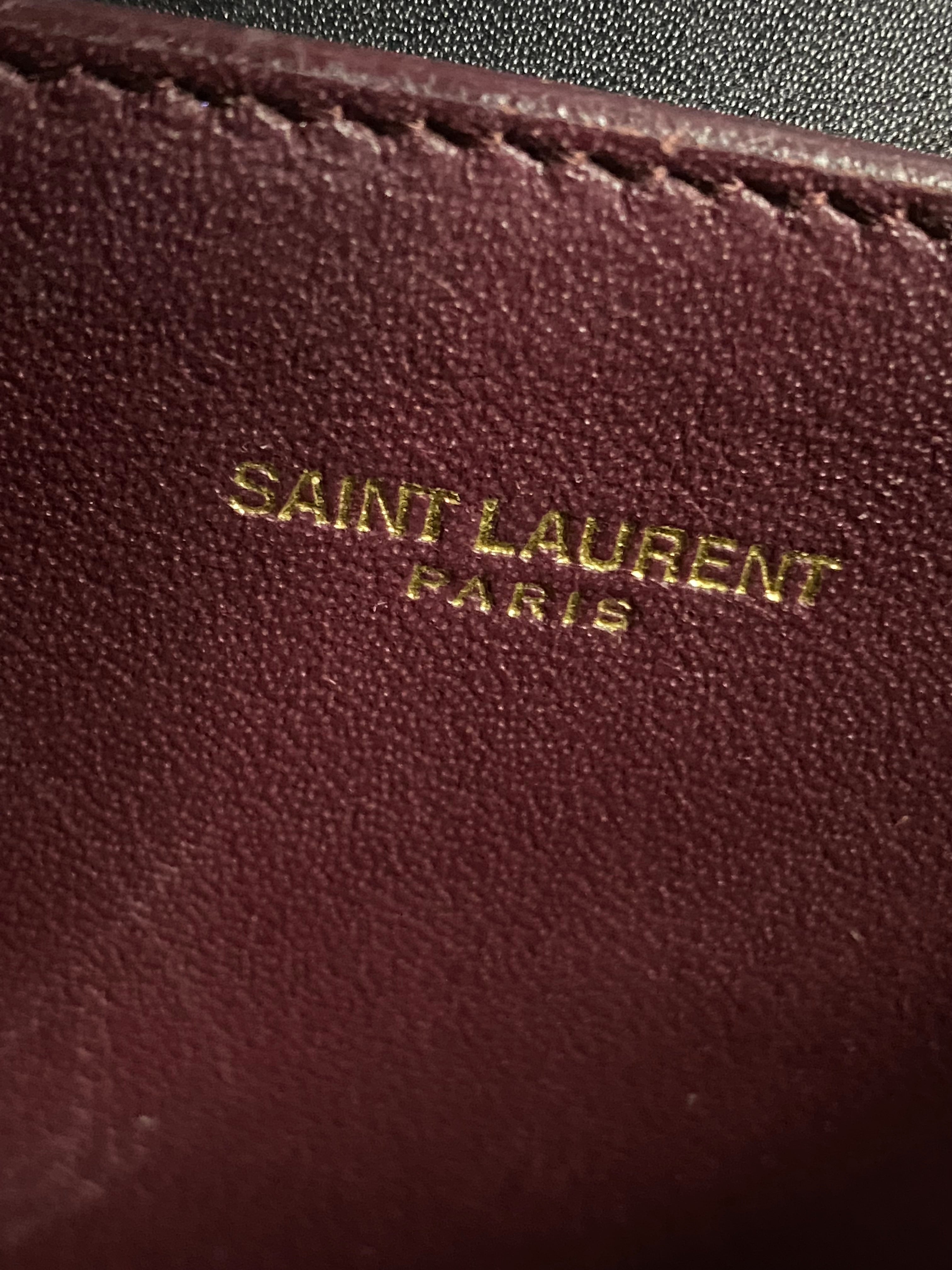 YSL Black Cassandra Top Handle Bag-handbag-YSL-The Closet Egypt