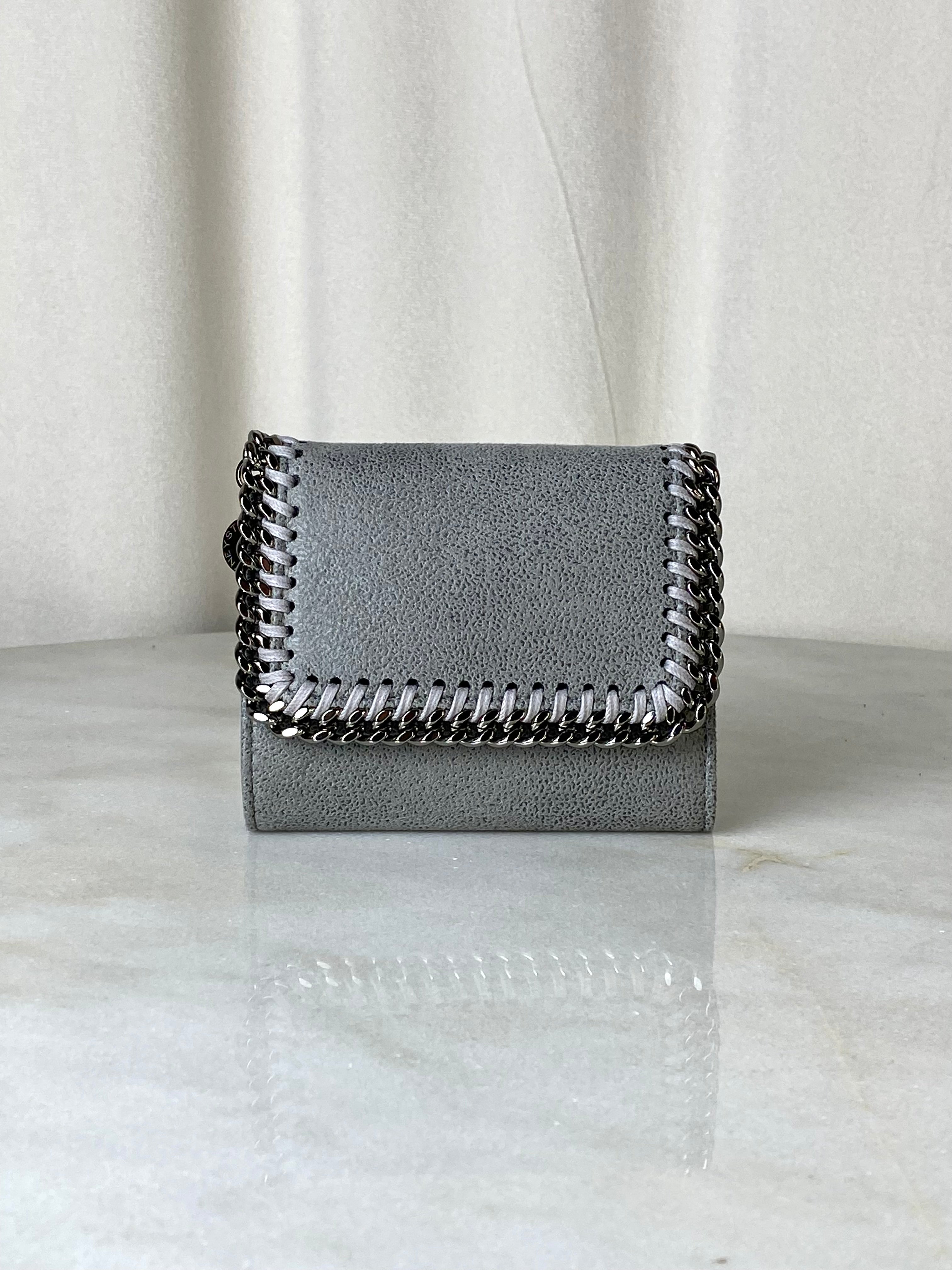 Stella Mccartney Grey Falabella Small Wallet