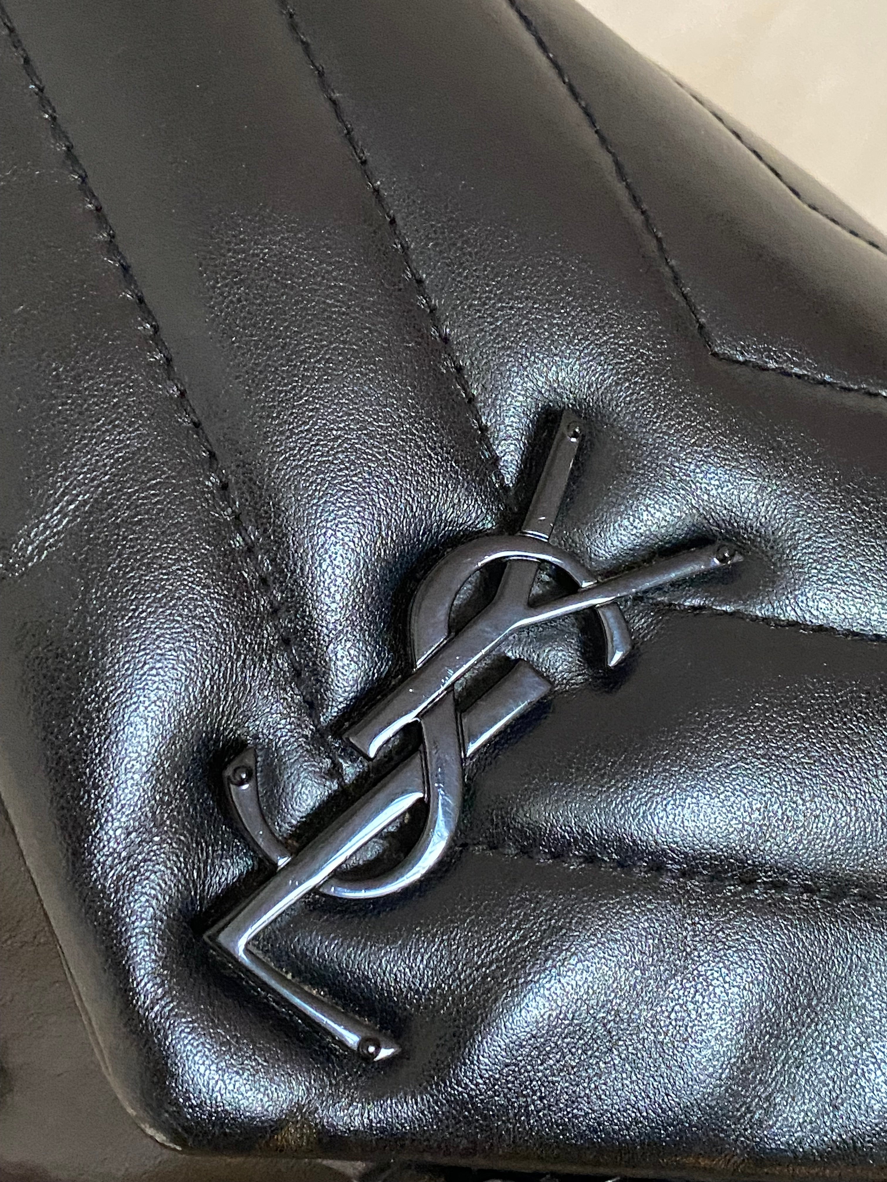 YSL Black Loulou Small Shoulder Bag-handbag-YSL-The Closet Egypt