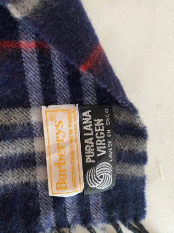 Burberry Tricolor Long Wool Scarf-Scarf-Burberry-The Closet Egypt