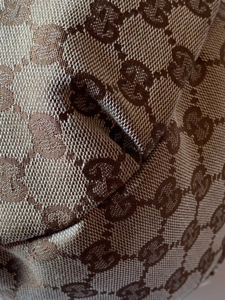 Gucci Ebony GG Web Hobo Shoulder Bag-handbag-Gucci-The Closet Egypt