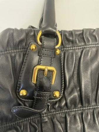 Prada Black Nappa Gaufre Tote Bag-handbag-Prada-The Closet Egypt