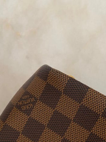 Louis Vuitton Damier Ebene Kensington Tote Bag W/ Strap-handbag-Louis Vuitton-The Closet Egypt