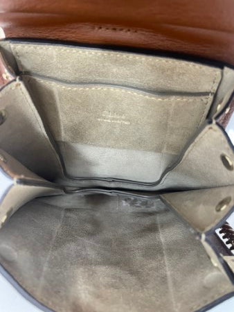 Chloe Brown Faye Bracelet Mini Bag-handbag-Chloe-The Closet Egypt