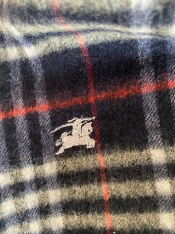 Burberry Tricolor Long Wool Scarf-Scarf-Burberry-The Closet Egypt