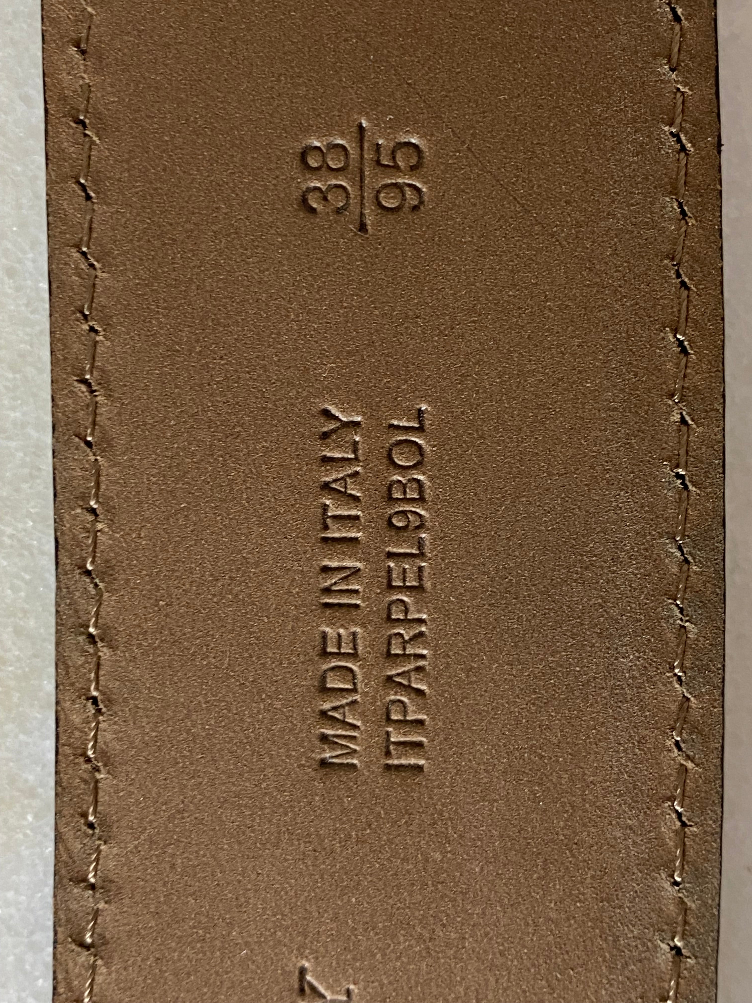 Burberry Camel Belt 38-Belt-Burberry-The Closet Egypt