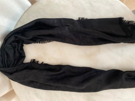 Christian Dior Black Scarf-Scarf-Christian Dior-The Closet Egypt