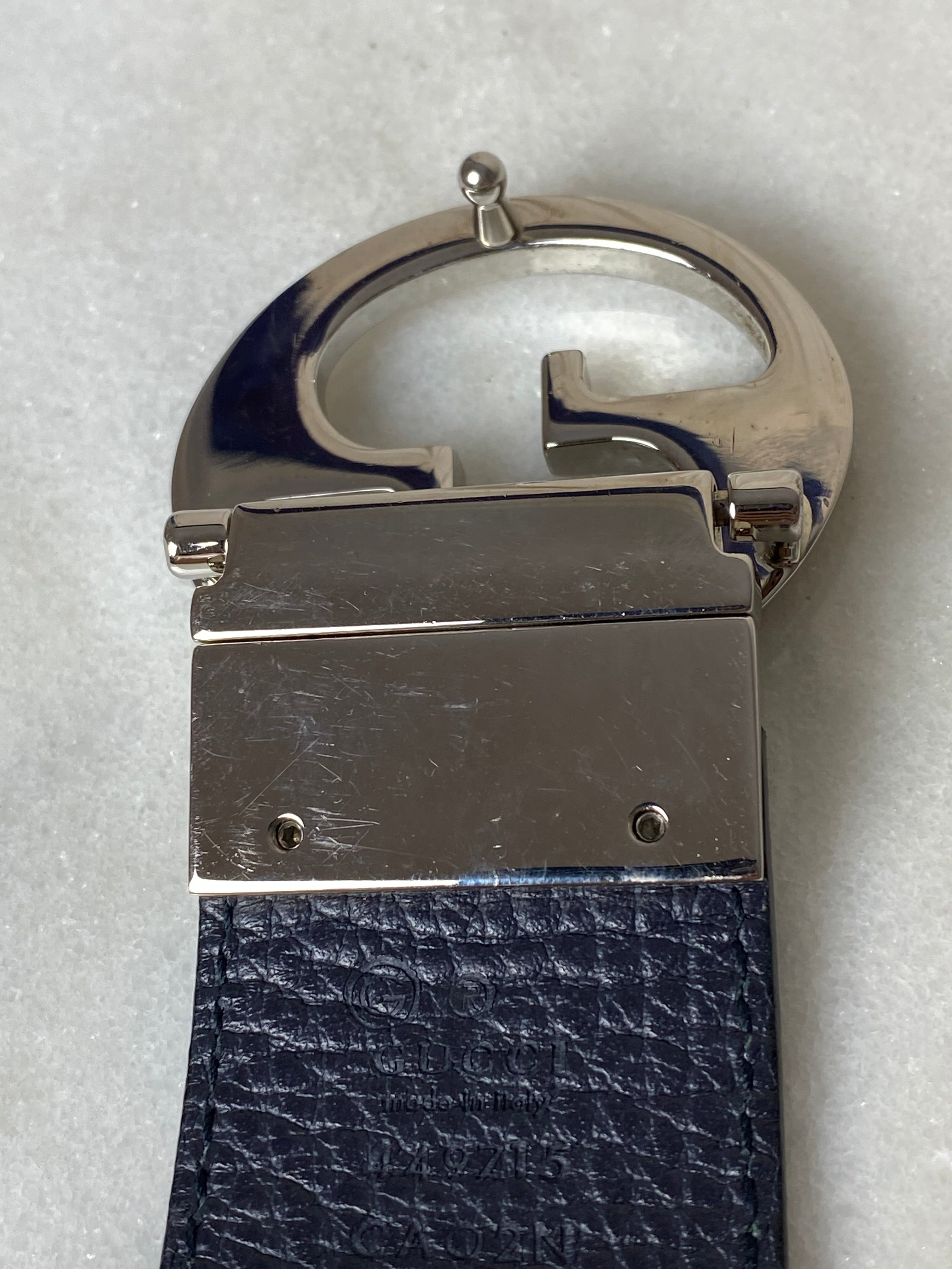 Gucci Black GG Reversible Belt 32-Belt-Gucci-The Closet Egypt