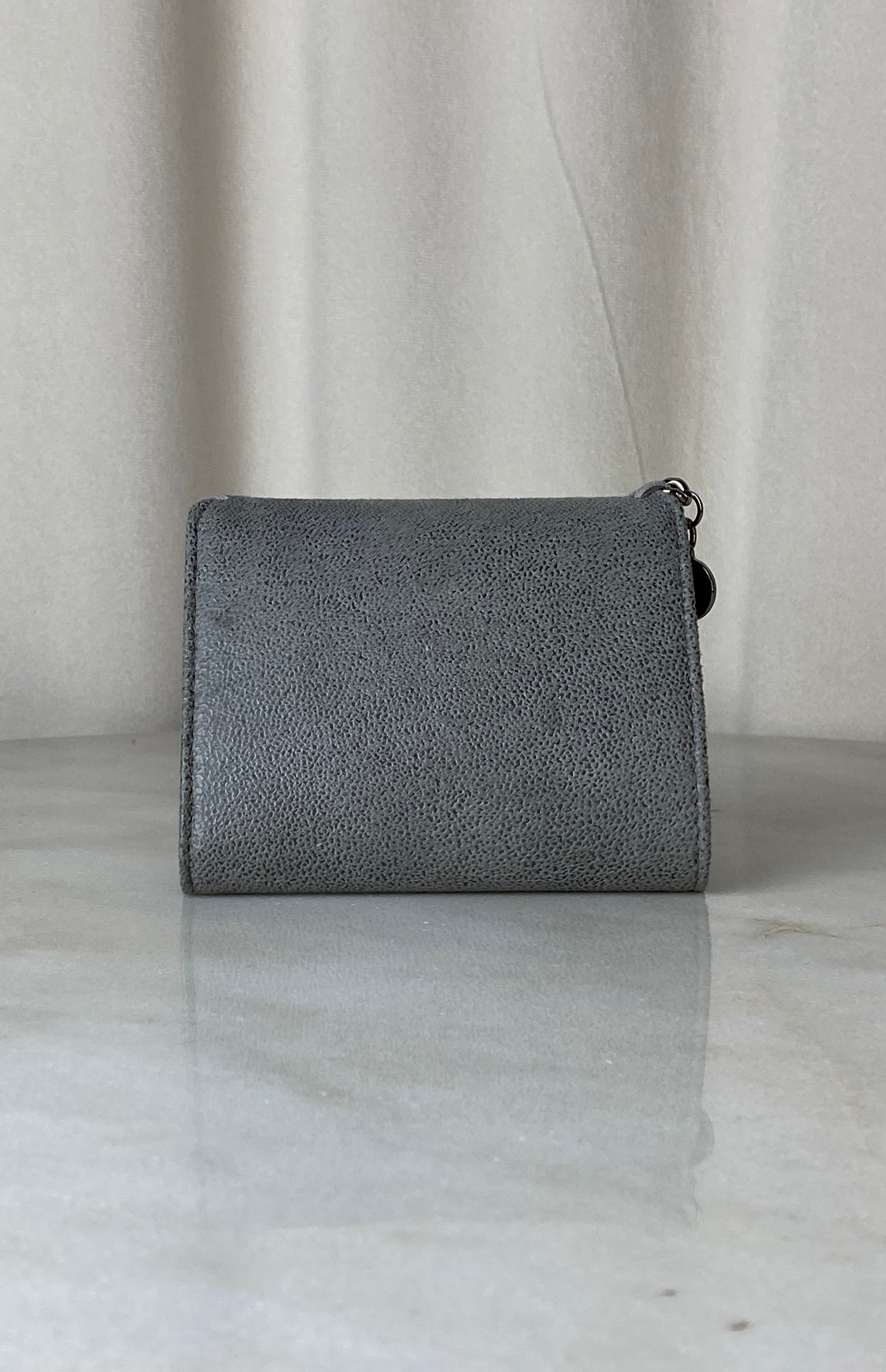 Stella Mccartney Grey Falabella Small Wallet