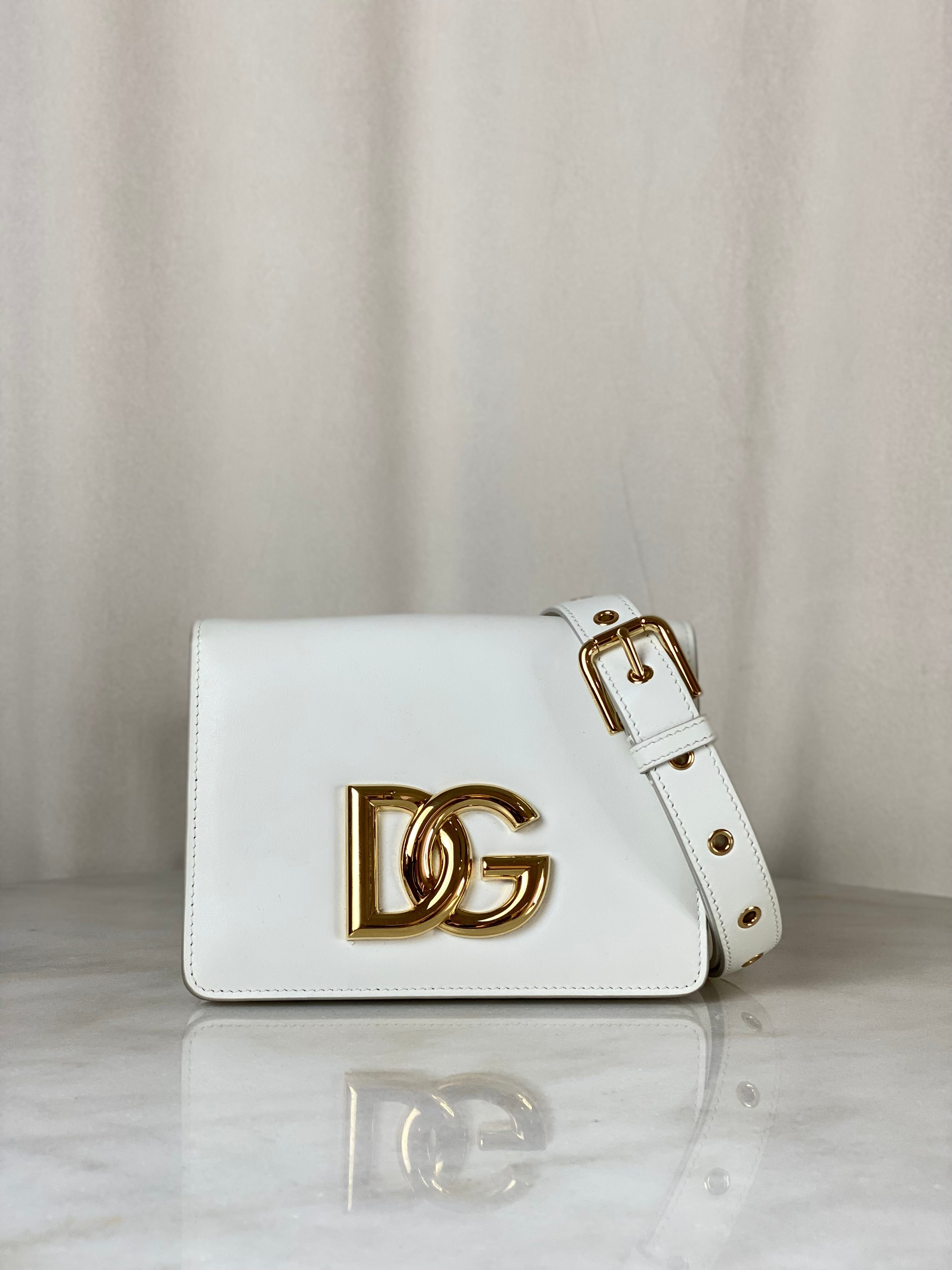 Dolce & Gabbana White Crossbody Clutch