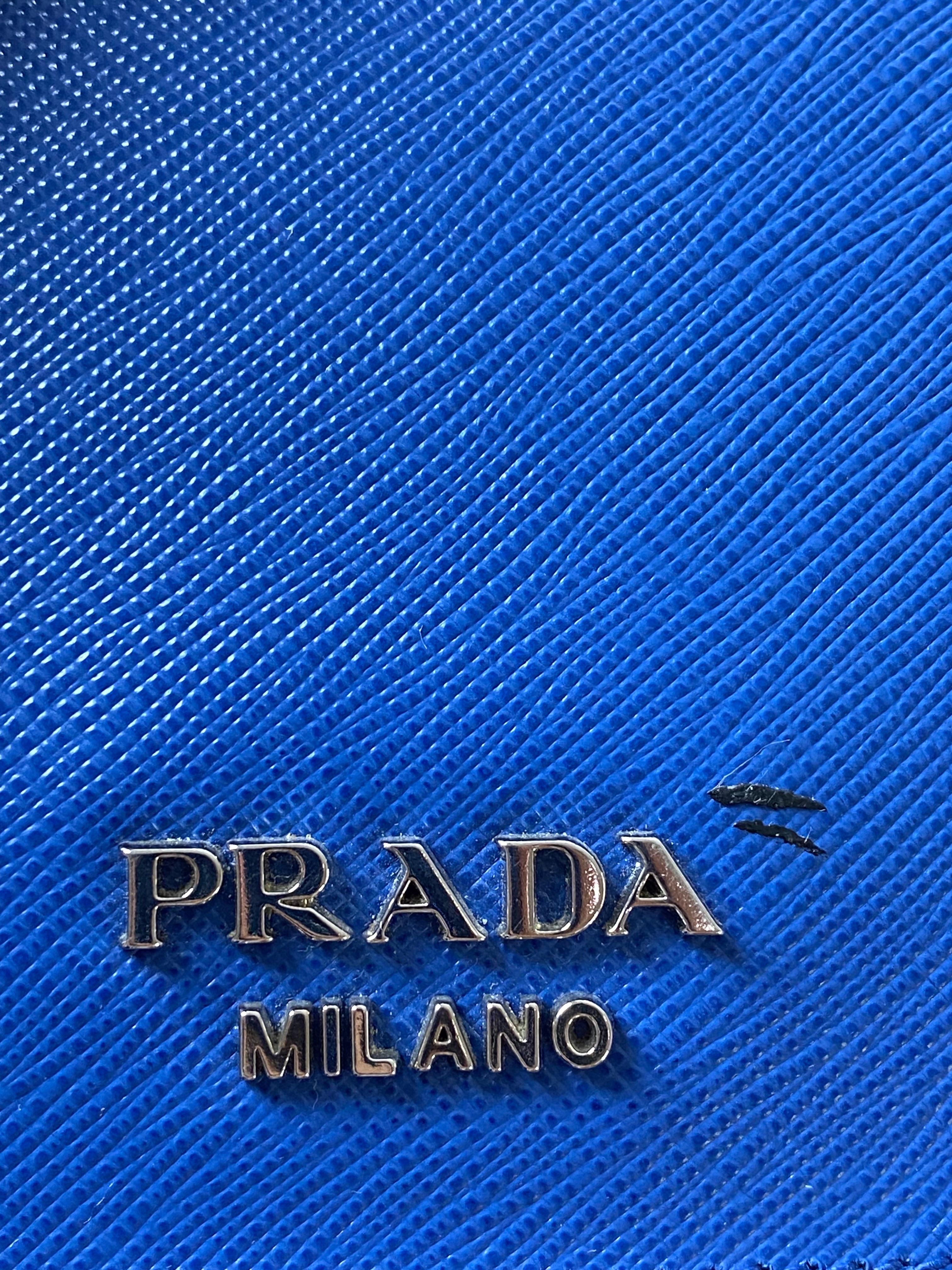 Prada Blue Multicolor Patched Frame Crossbody Bag-handbag-Prada-The Closet Egypt