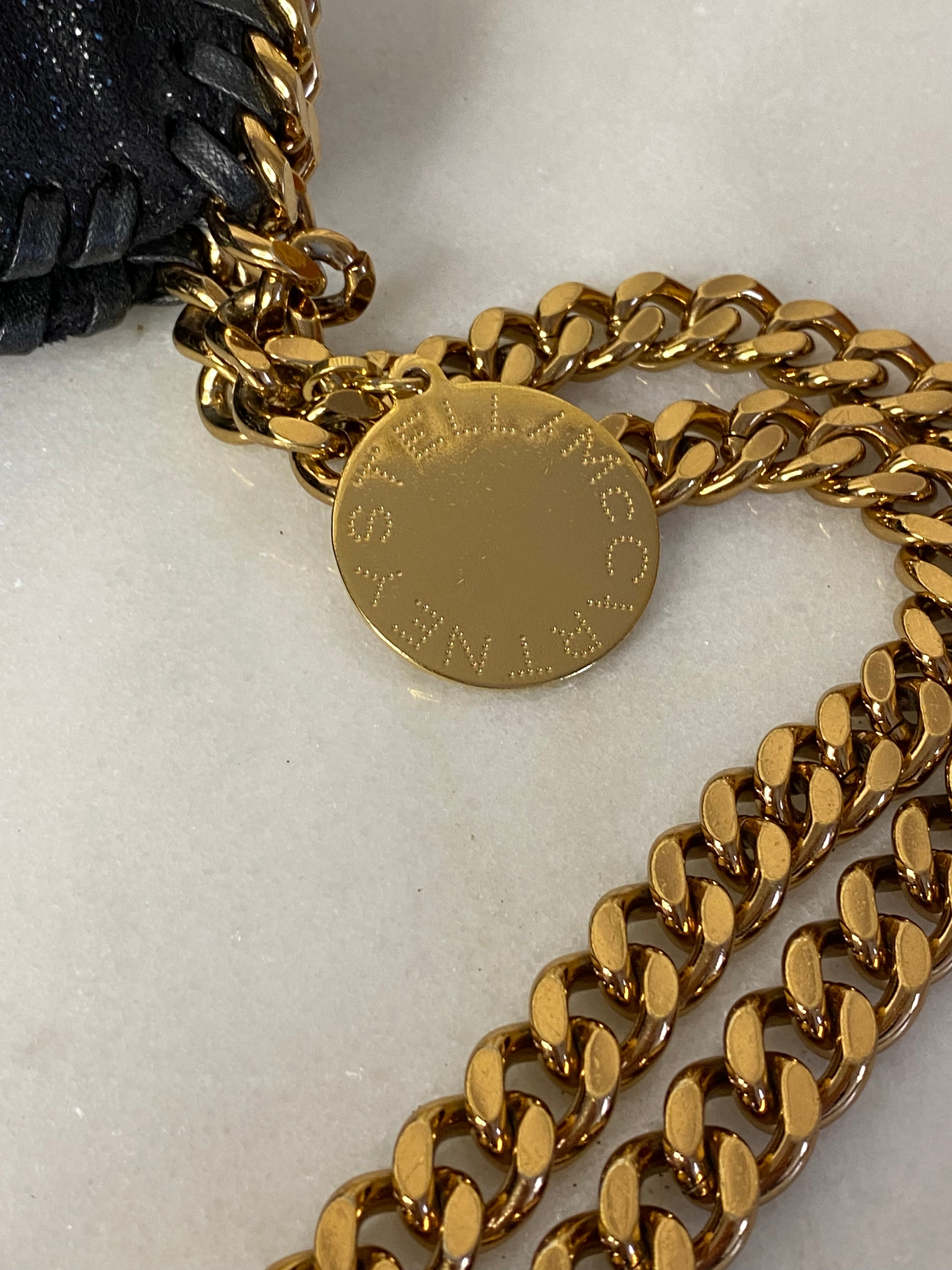 Stella Mccartney Black Falabella 2 Chain Bag-handbag-Stella Mccartney-The Closet Egypt