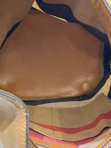 Burberry Brown Haymarket Bucket Bag-handbag-Burberry-The Closet Egypt