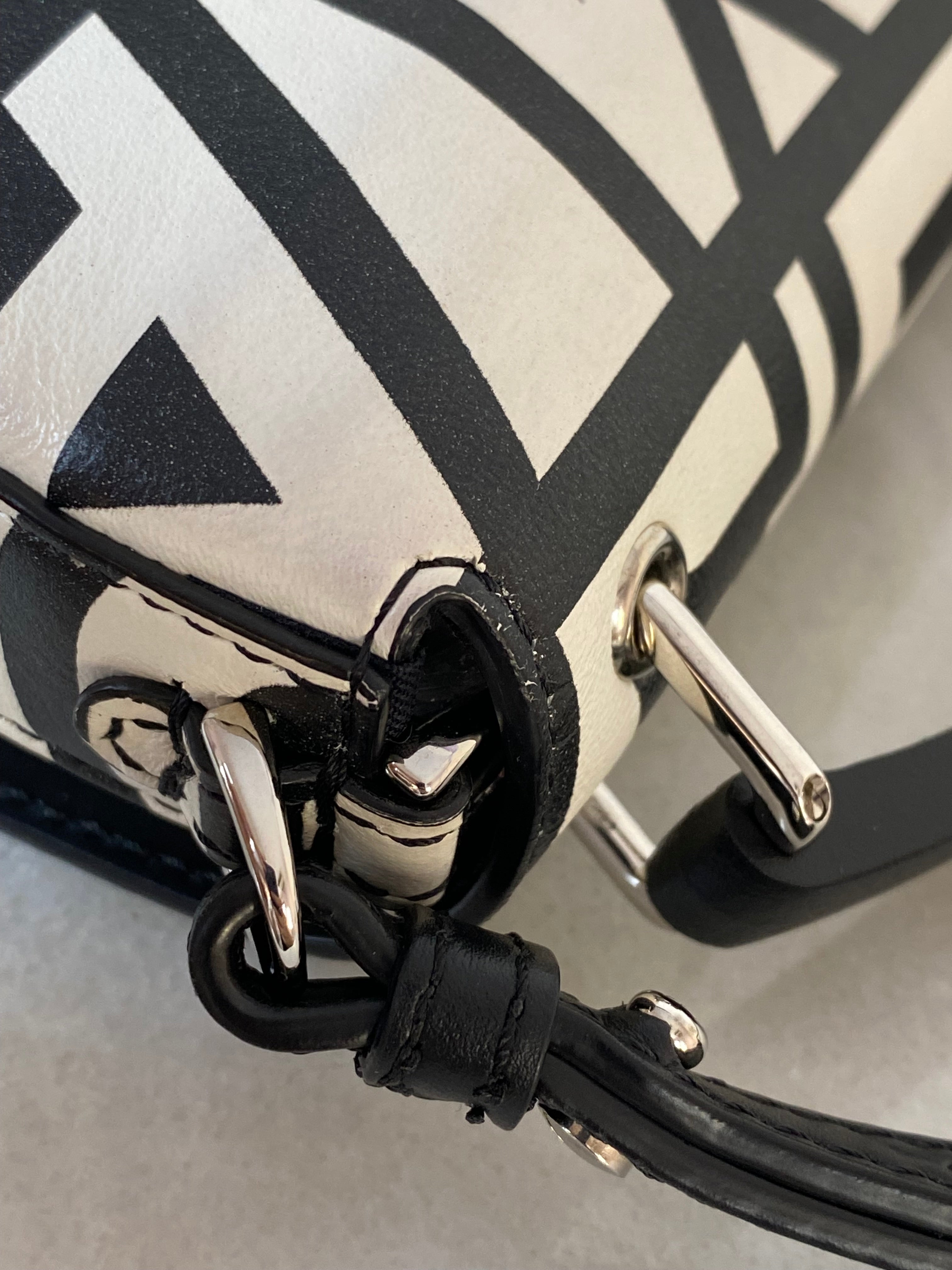 Fendi Bicolor Baguette Crossbody Bag-handbag-Fendi-The Closet Egypt