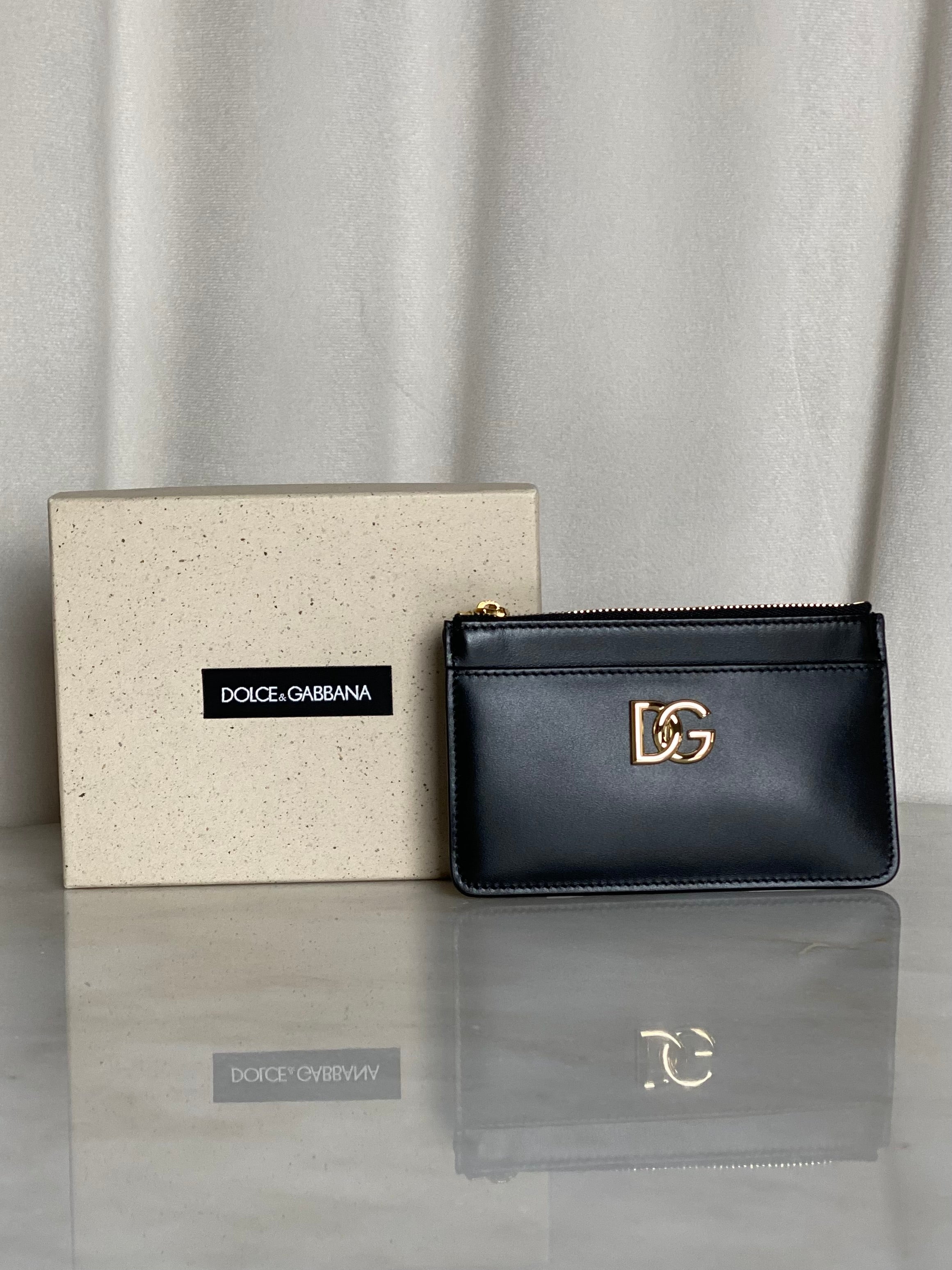 Dolce & Gabbana Black DG Zip Wallet-wallet-Dolce & Gabbana-The Closet Egypt