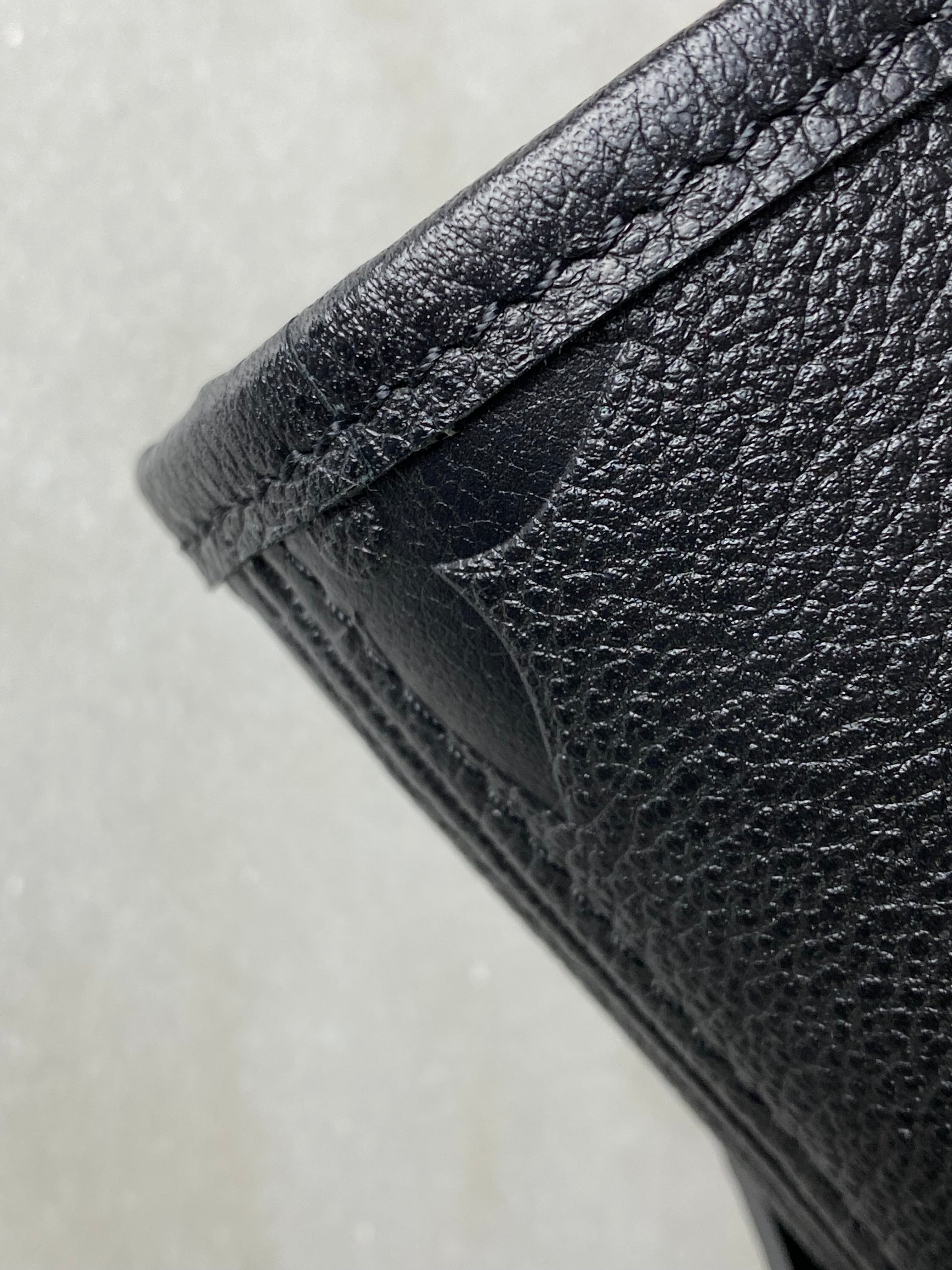Louis Vuitton Black Monogram Empreinte Neverfull MM Tote Bag