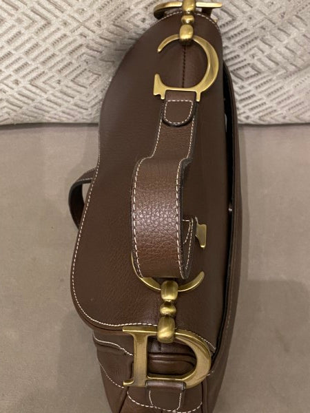 Christian Dior Brown Saddle Bag-handbag-Christian Dior-The Closet Egypt