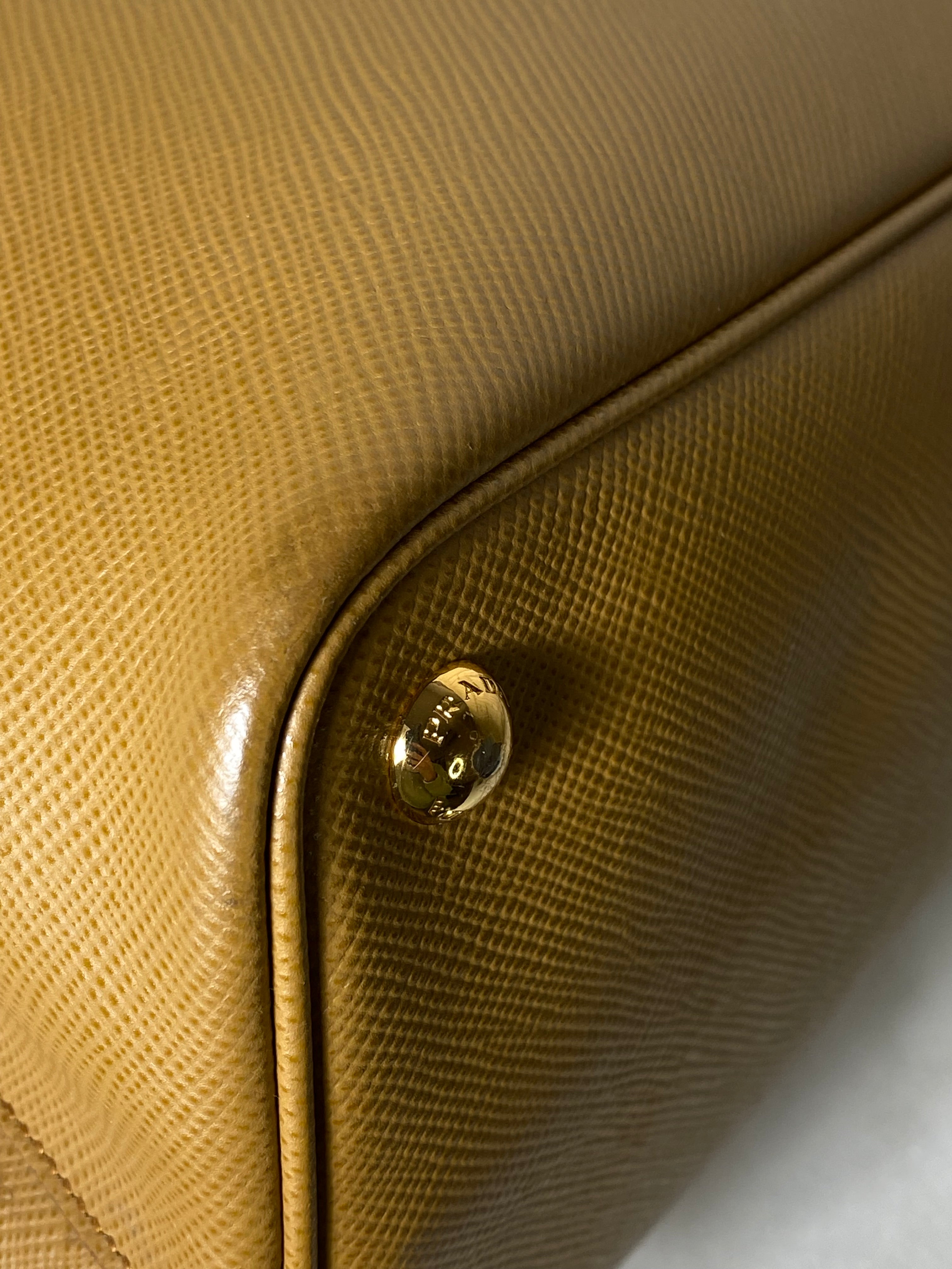 Prada Camel Double Tote Bag-handbag-Prada-The Closet Egypt