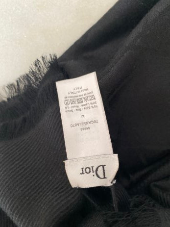 Christian Dior Black Scarf-Scarf-Christian Dior-The Closet Egypt