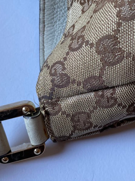 Gucci Ebony GG Web Hobo Shoulder Bag-handbag-Gucci-The Closet Egypt