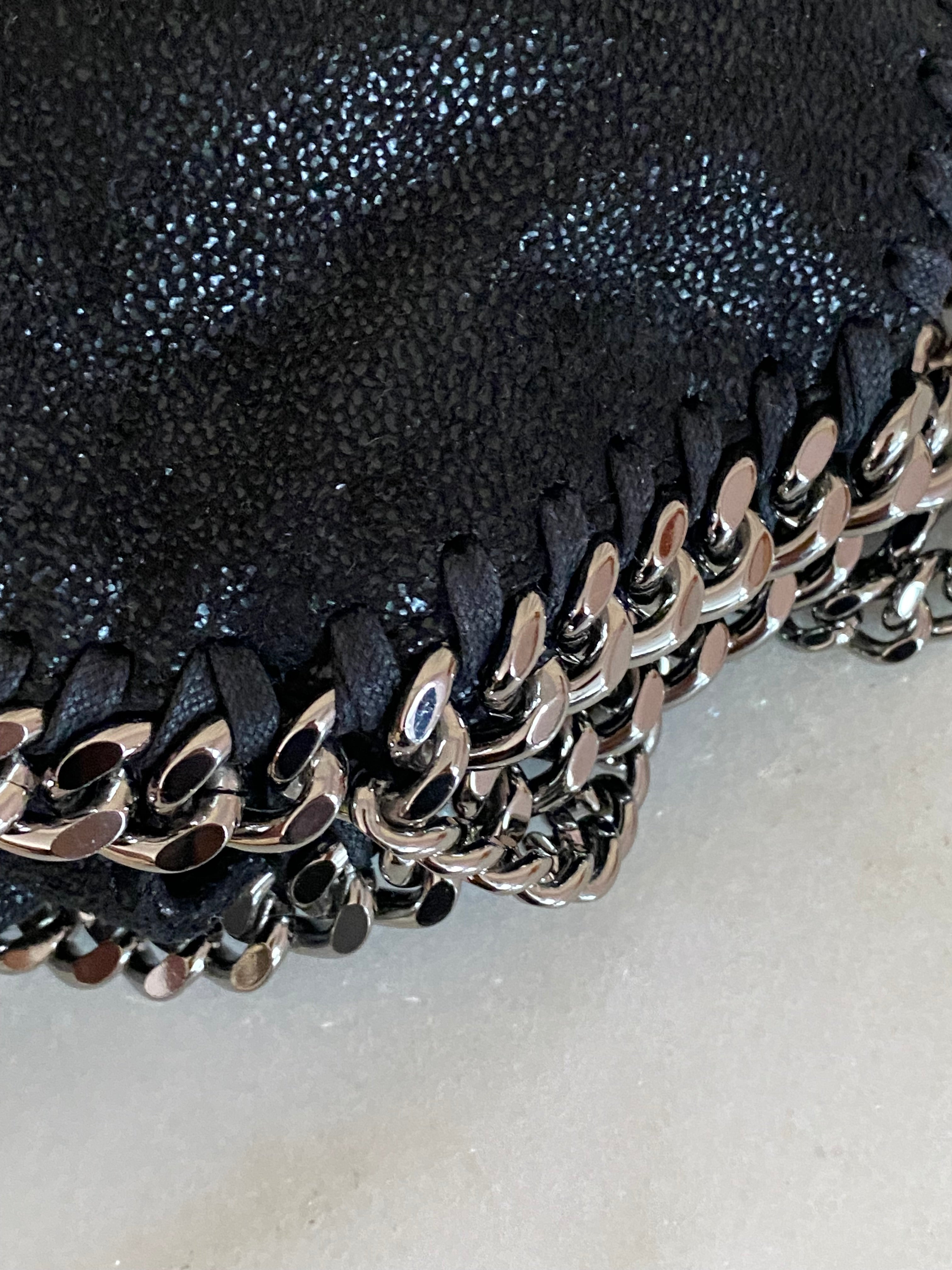 Stella Mccartney Black Falabella Mini Bag-handbag-Stella Mccartney-The Closet Egypt