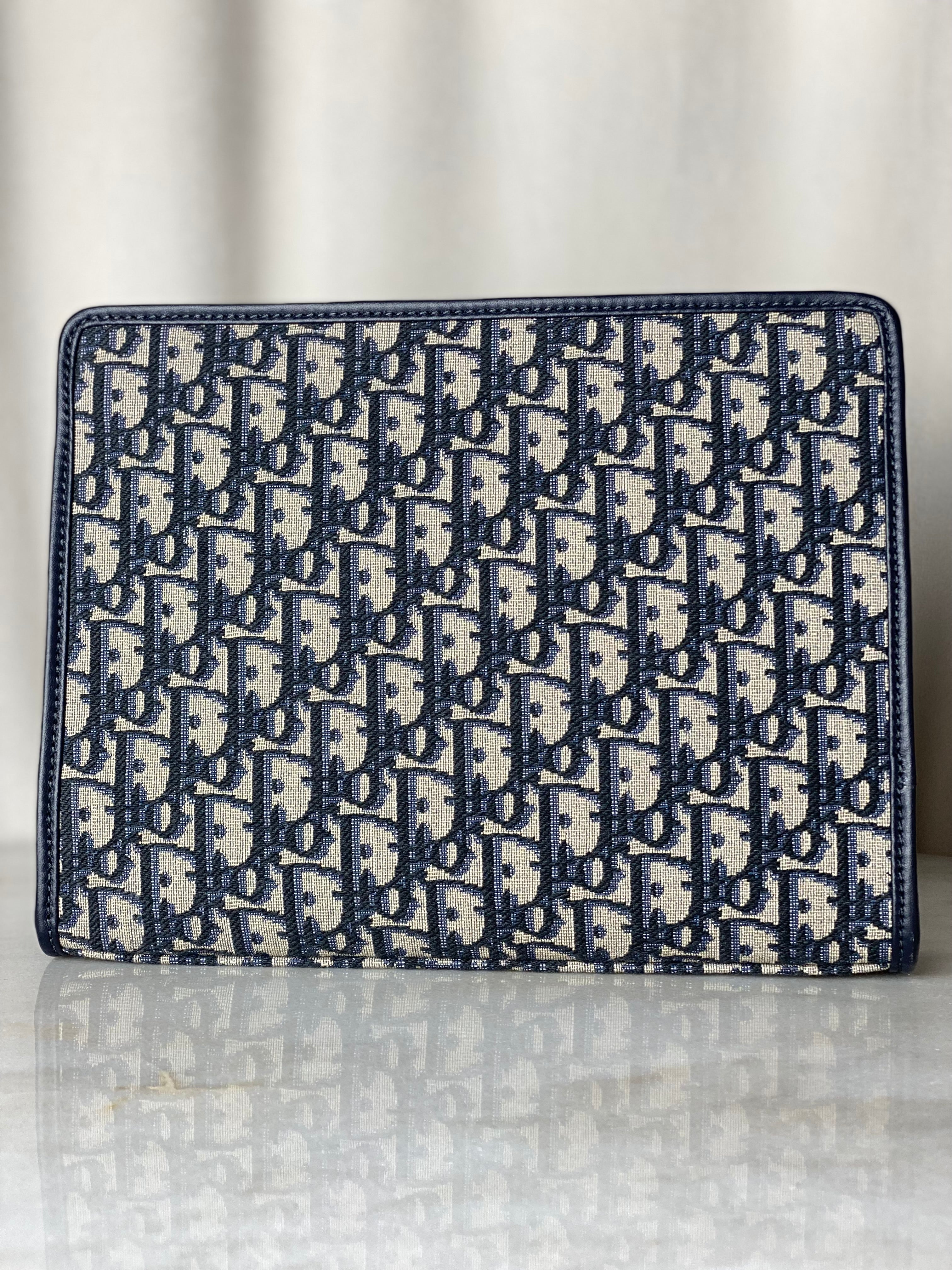 Christian Dior Blue Montaigne Pouch-Pouch-Christian Dior-The Closet Egypt