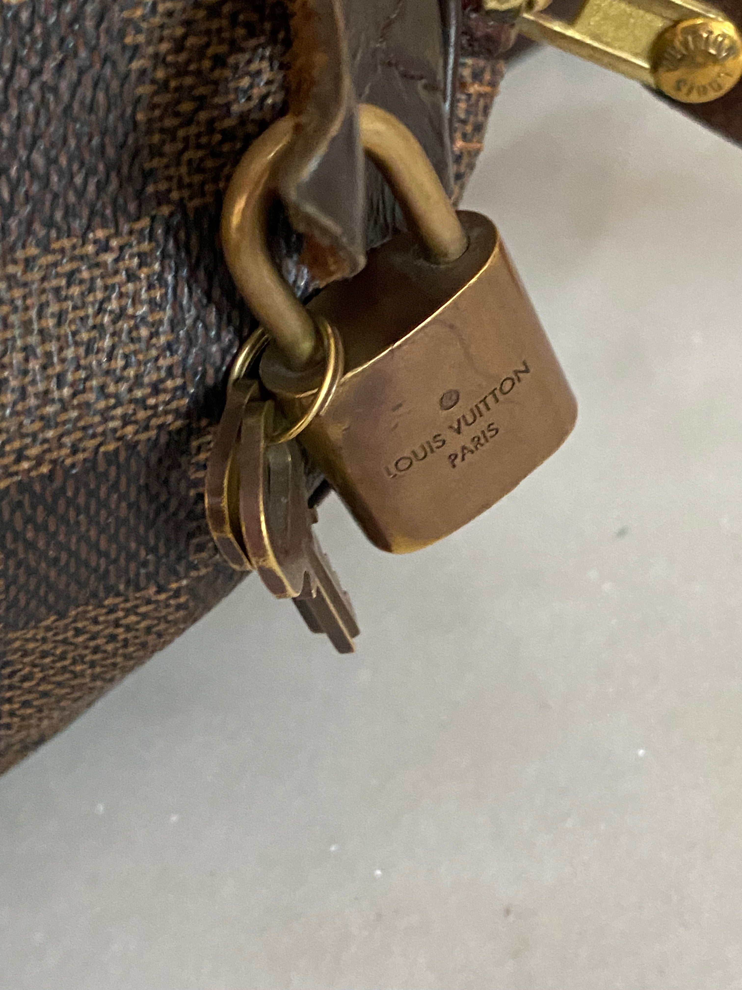 Louis Vuitton Damier Ebene Speedy 30 Bag-handbag-Louis Vuitton-The Closet Egypt