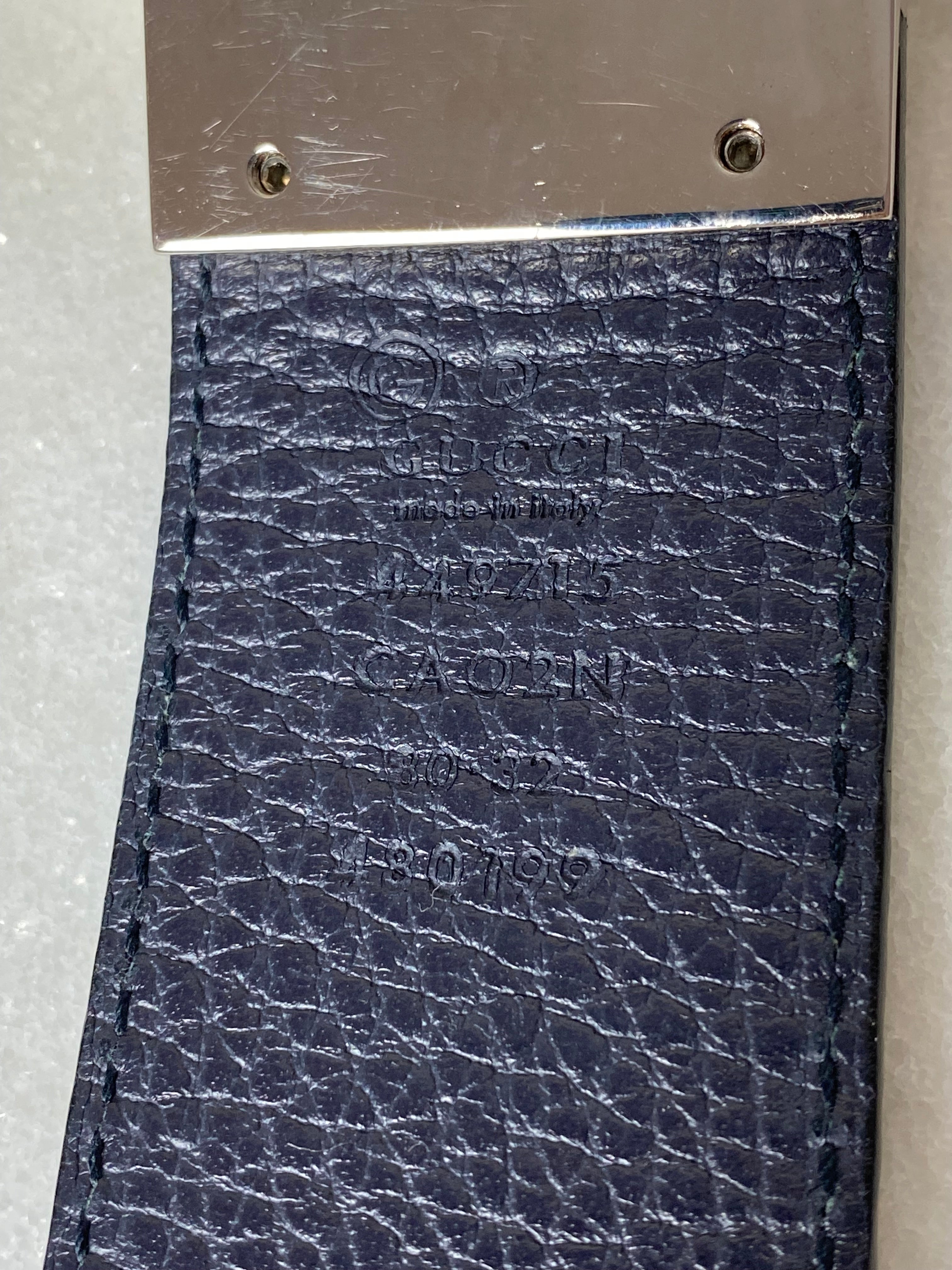 Gucci Black GG Reversible Belt 32-Belt-Gucci-The Closet Egypt