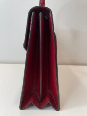 Gucci Red Sylvie 1969 Top Handle Bag-handbag-Gucci-The Closet Egypt