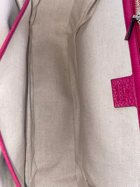 Gucci Pink Bamboo Top Handle Bag-handbag-Gucci-The Closet Egypt