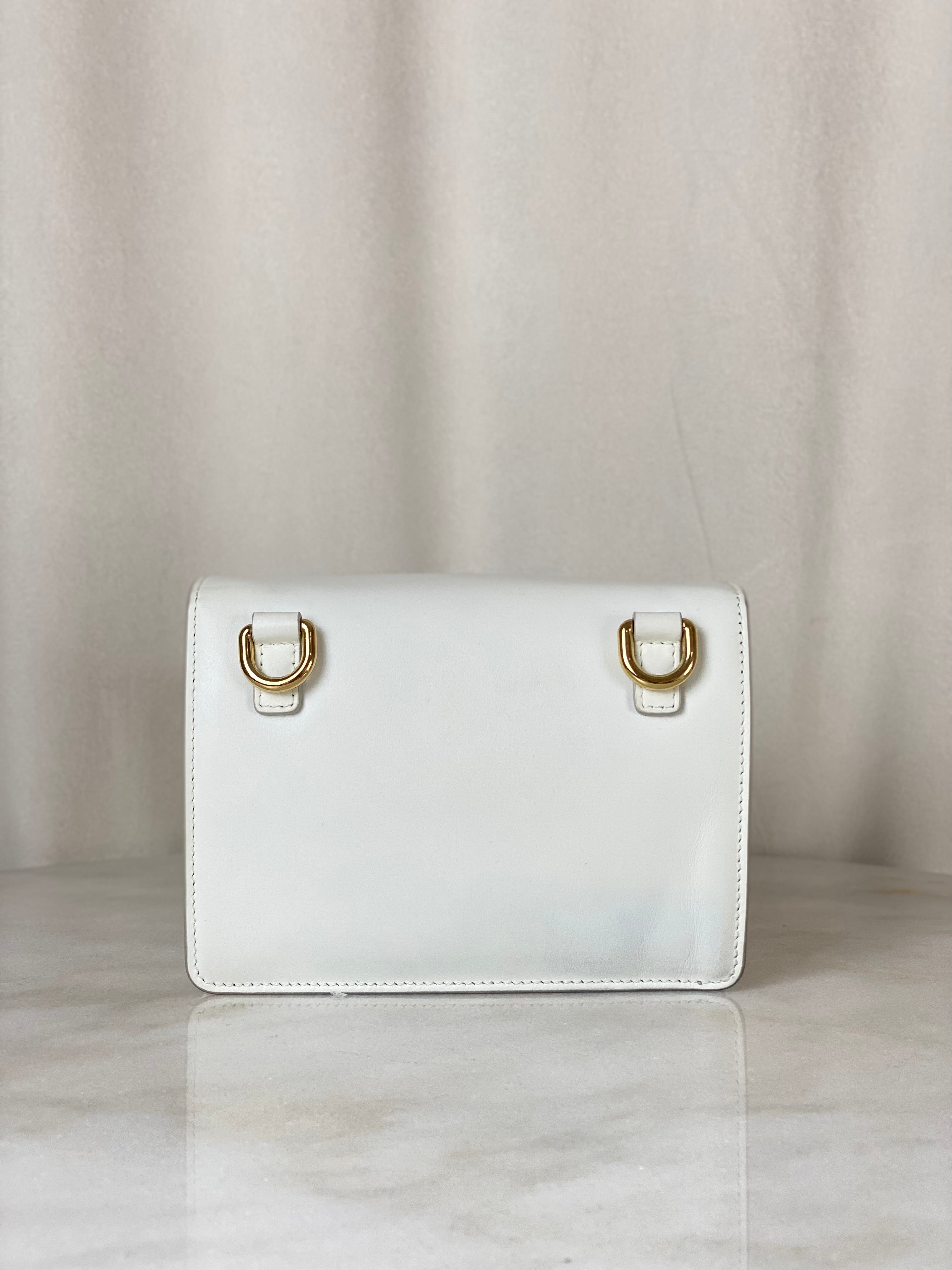 Dolce & Gabbana White Crossbody Clutch