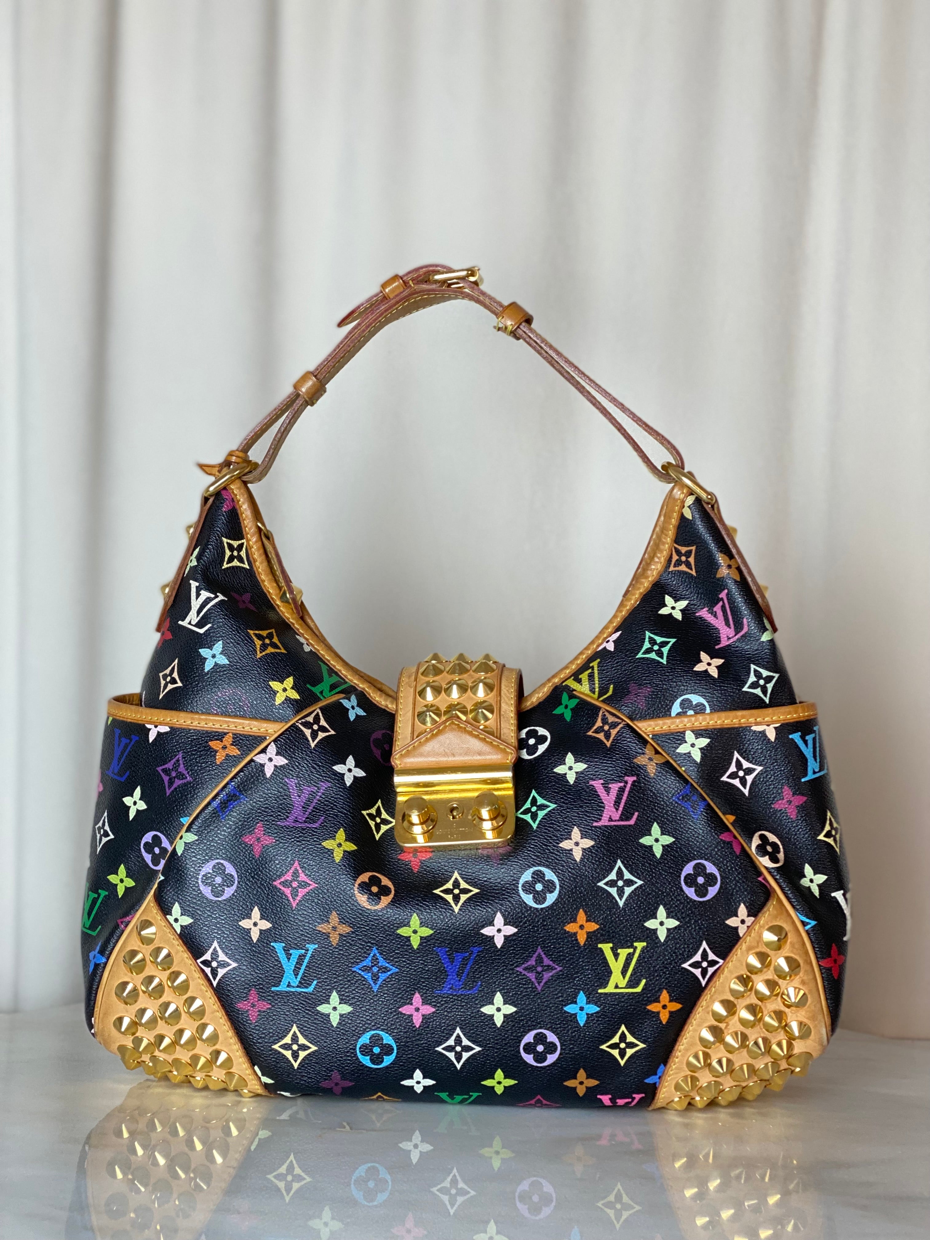 Louis Vuitton Black Multicolor Chrissie MM Hobo Bag-handbag-Louis Vuitton-The Closet Egypt