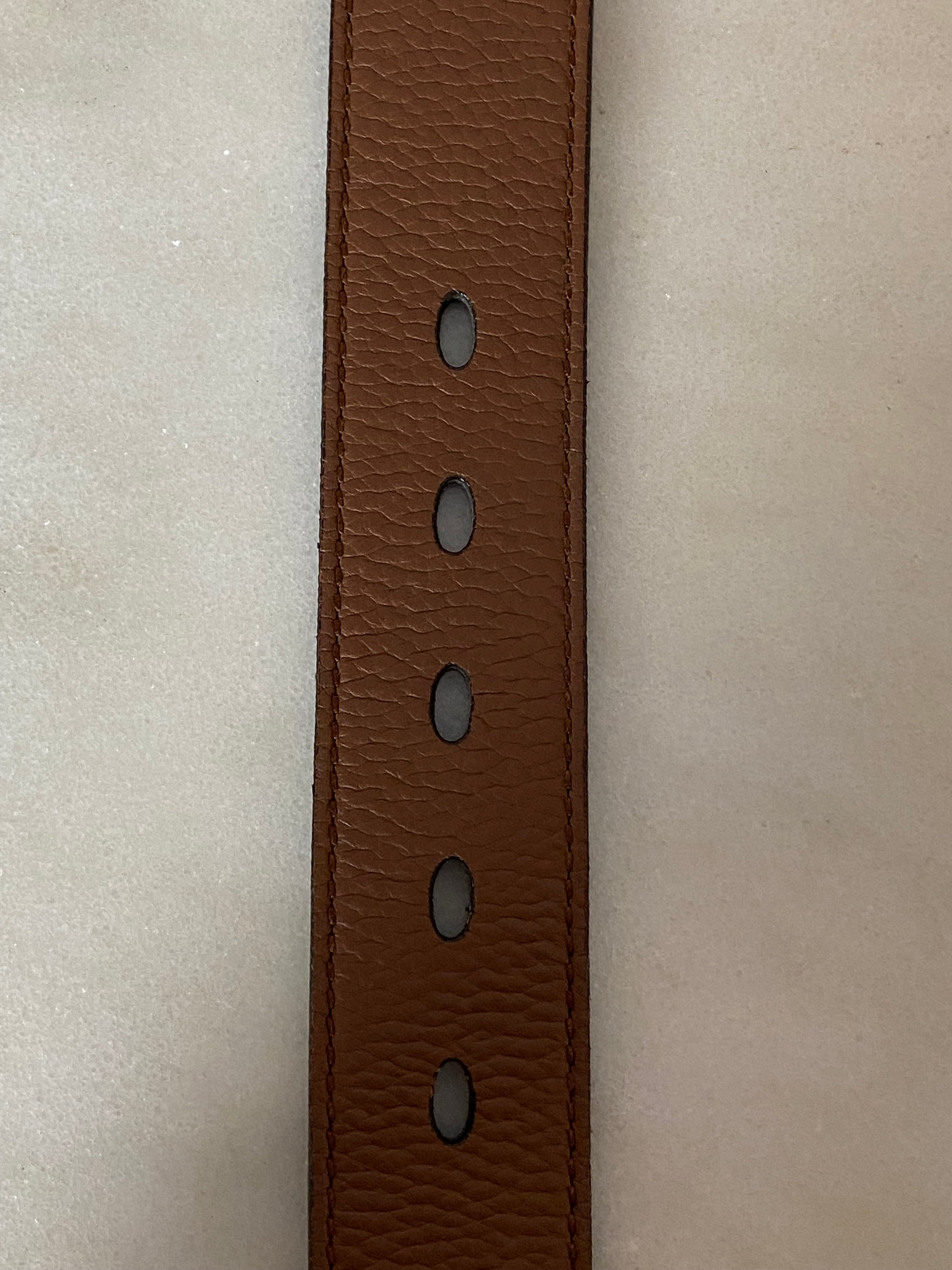 Burberry Camel Belt 38-Belt-Burberry-The Closet Egypt
