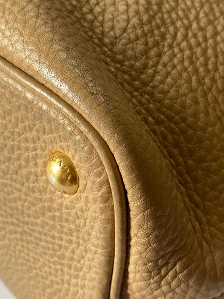Prada Beige Vitello Daino Tote Bag-handbag-Prada-The Closet Egypt