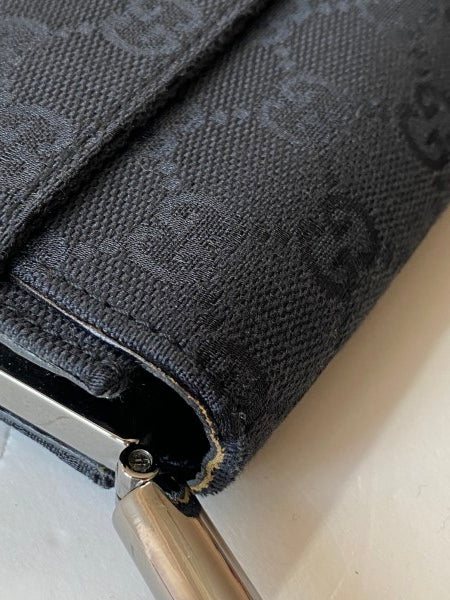 Gucci Black GG Flap Shoulder Bag-handbag-Gucci-The Closet Egypt