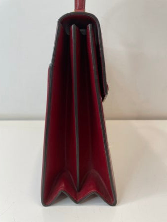 Gucci Red Sylvie 1969 Top Handle Bag-handbag-Gucci-The Closet Egypt