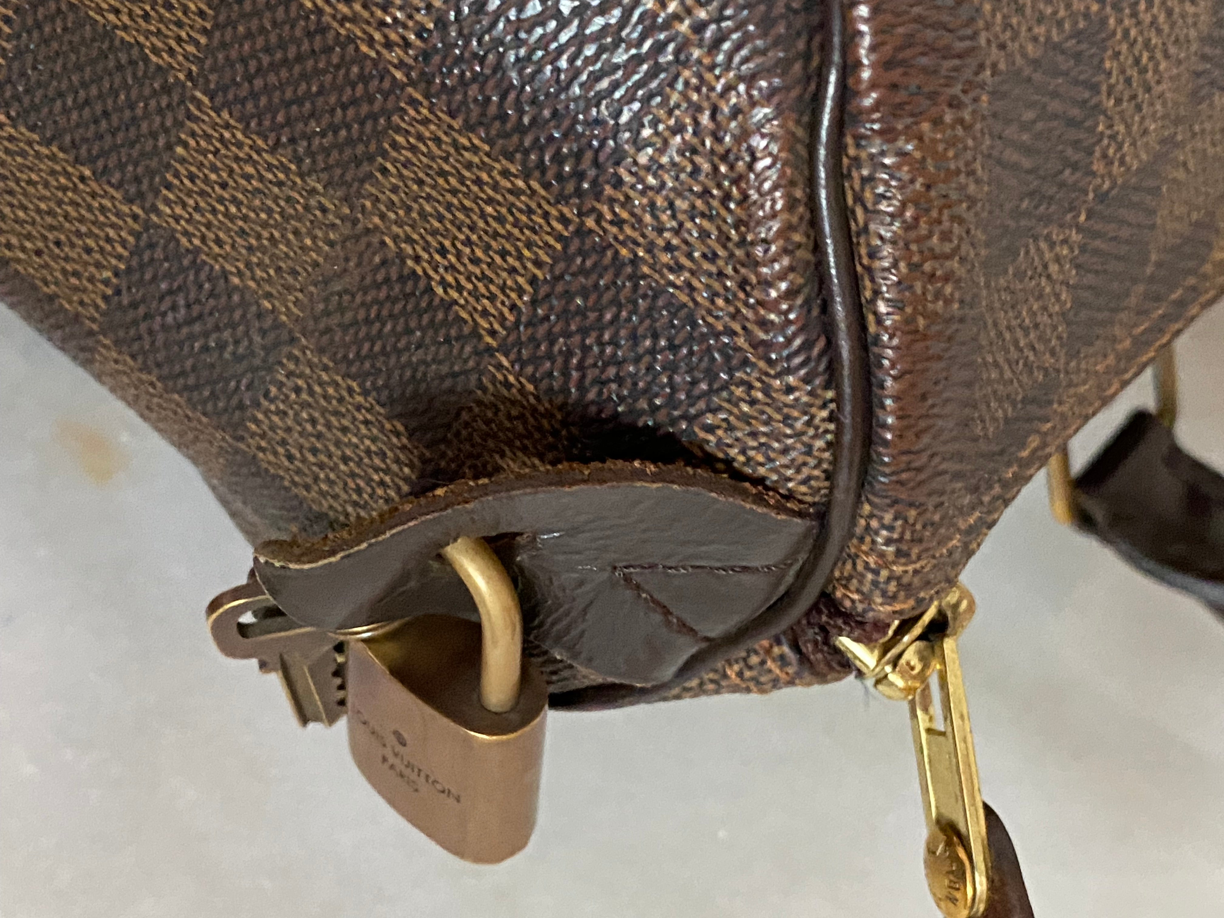 Louis Vuitton Damier Ebene Speedy 30 Bag-handbag-Louis Vuitton-The Closet Egypt