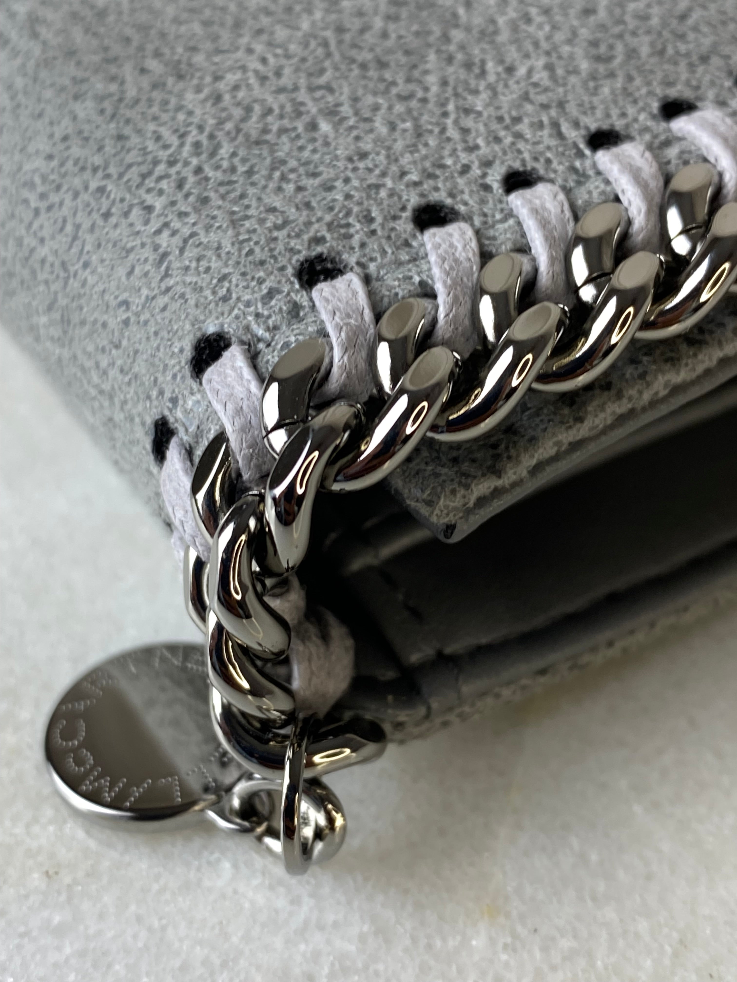 Stella Mccartney Grey Falabella Small Wallet