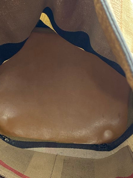 Burberry Brown Haymarket Bucket Bag-handbag-Burberry-The Closet Egypt