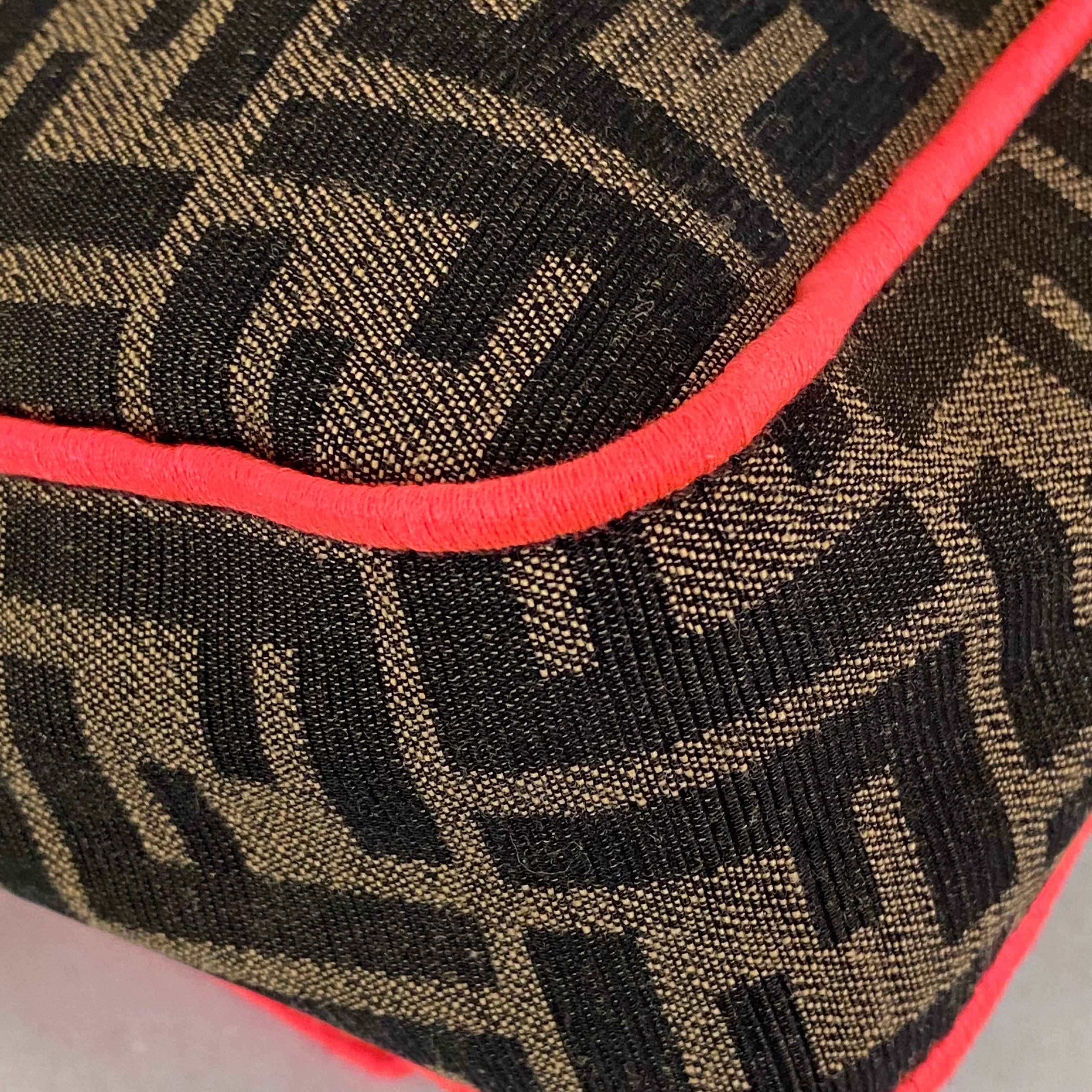 Fendi Bicolor Baguette FF Top Handle Bag W/ Strap-handbag-Fendi-The Closet Egypt