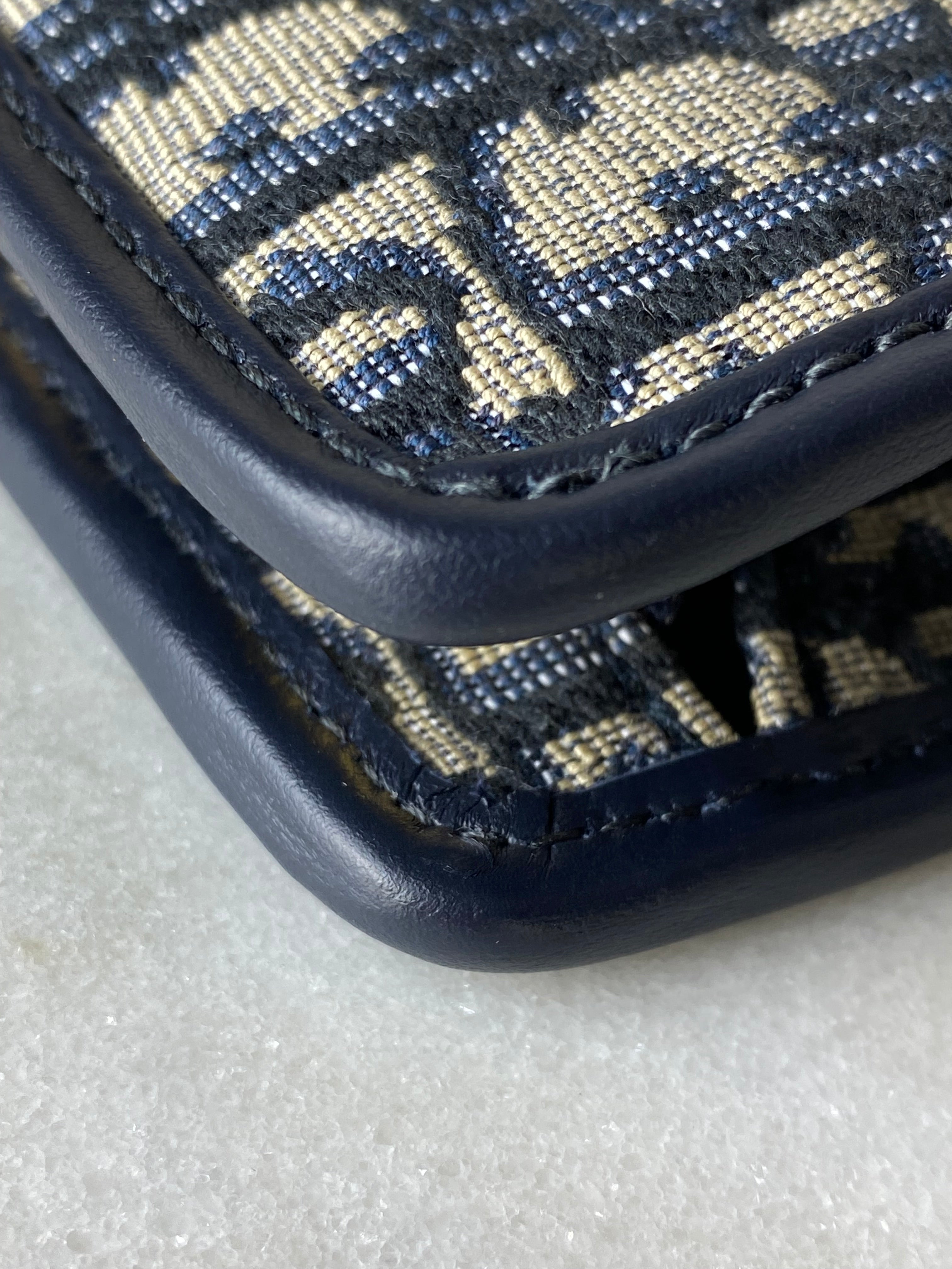 Christian Dior Blue Montaigne Pouch-Pouch-Christian Dior-The Closet Egypt