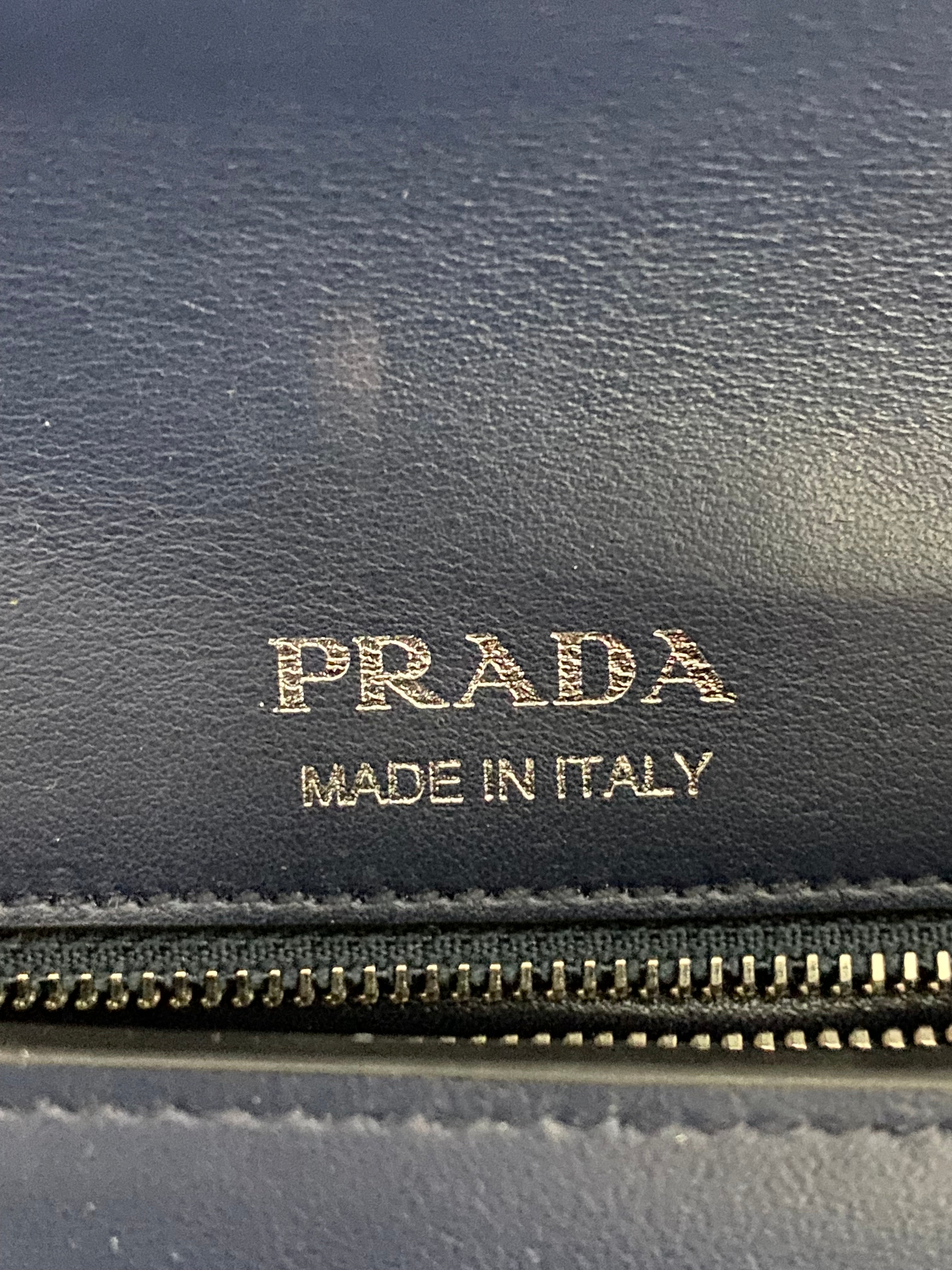 Prada Blue Multicolor Patched Frame Crossbody Bag-handbag-Prada-The Closet Egypt