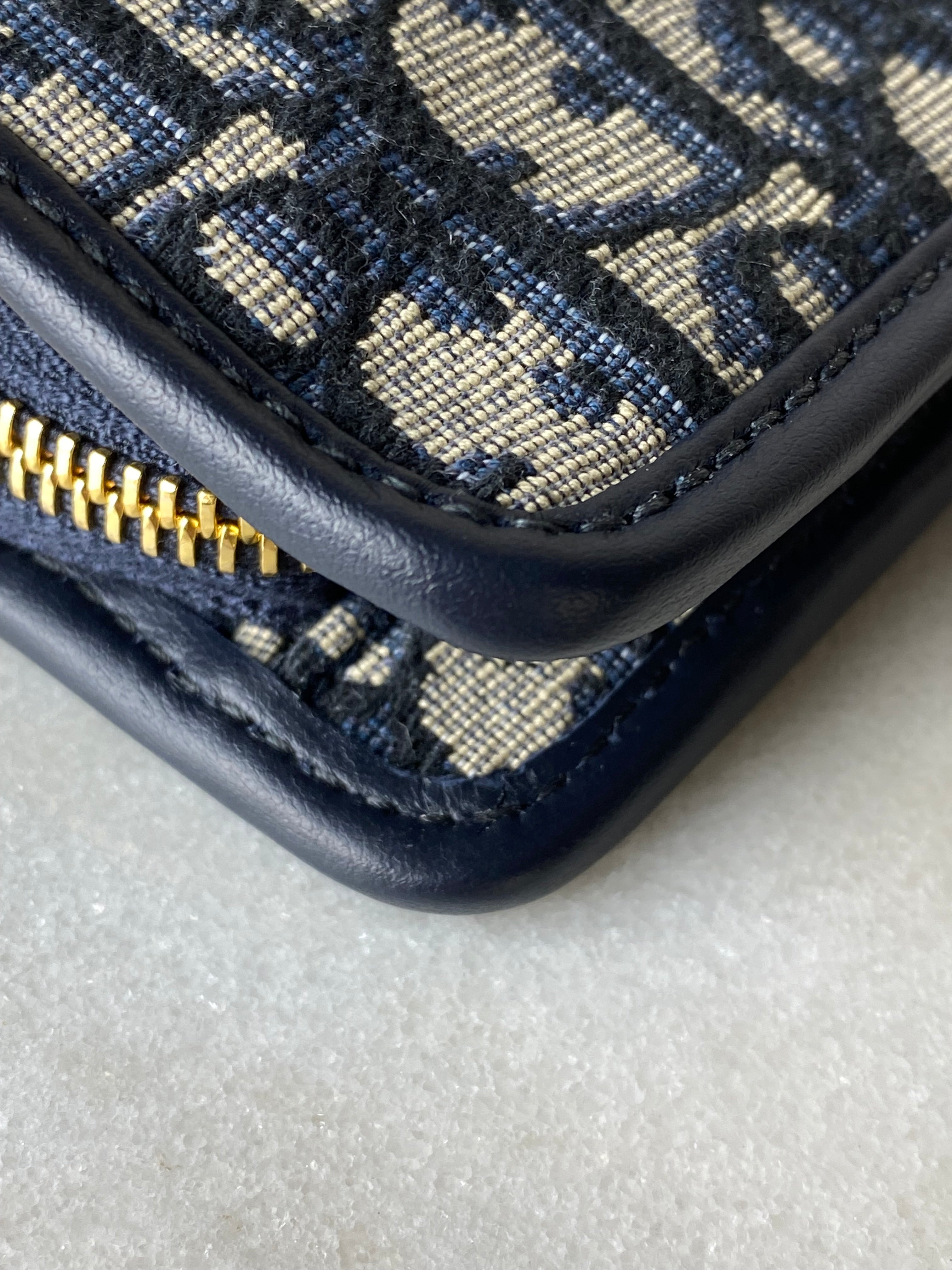 Christian Dior Blue Montaigne Pouch-Pouch-Christian Dior-The Closet Egypt