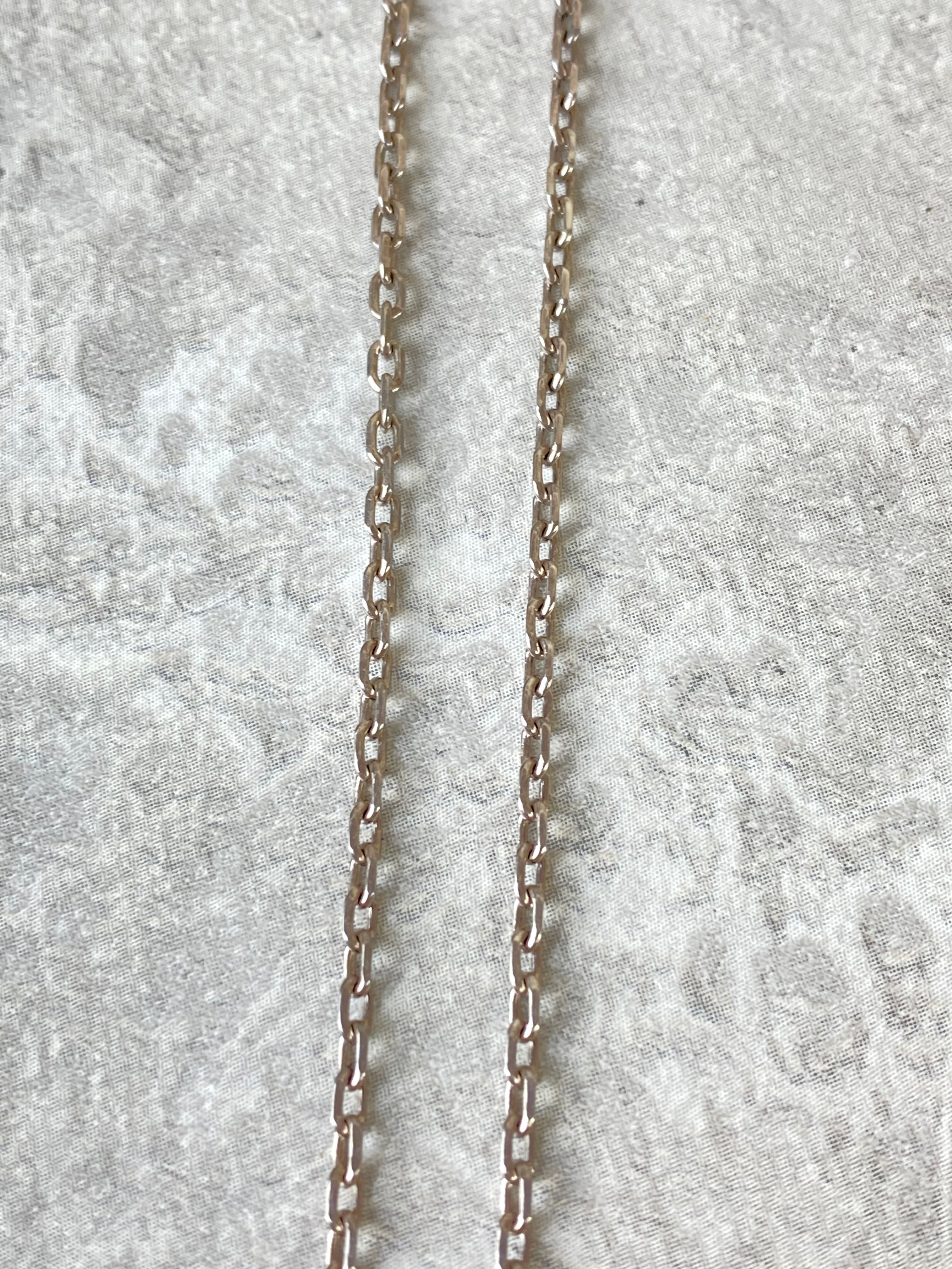 Gucci Silver Logo Rectangle Pendant Necklace-Necklaces-Gucci-The Closet Egypt