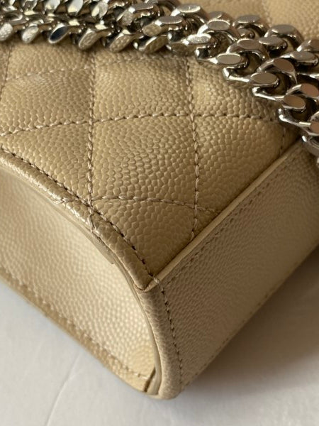 YSL Beige Envelope Medium Crossbody Bag-handbag-YSL-The Closet Egypt