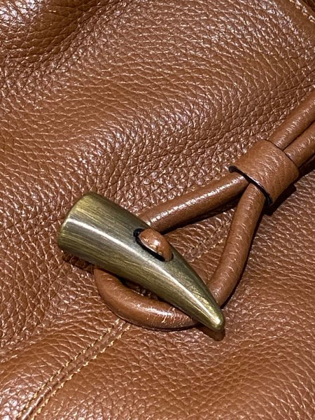 Burberry Brown Vintage Horn Toggle Tote Large Bag-handbag-Burberry-The Closet Egypt