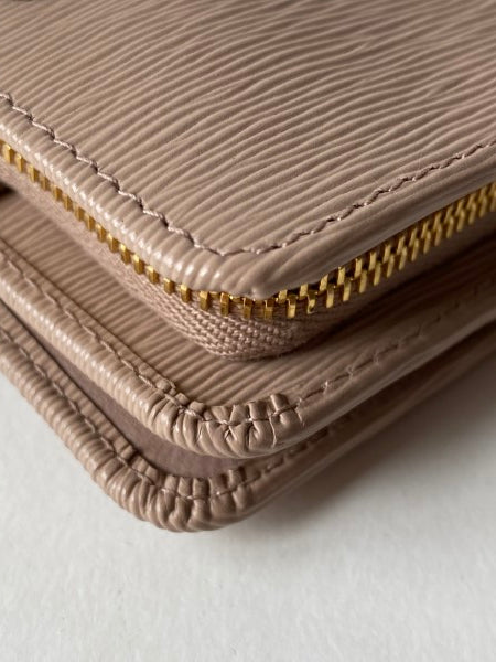 Prada Nude Wallet-wallet-Prada-The Closet Egypt