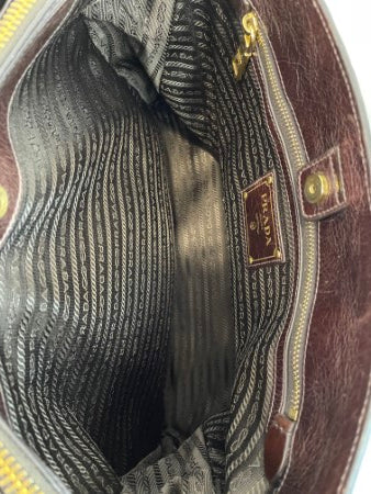 Prada Brown Vittello Shine Tote Large Bag-handbag-Prada-The Closet Egypt